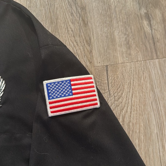 Rare Dickies Motorcycle Biker Button Down Shirt Size XL - Picture 5 of 7